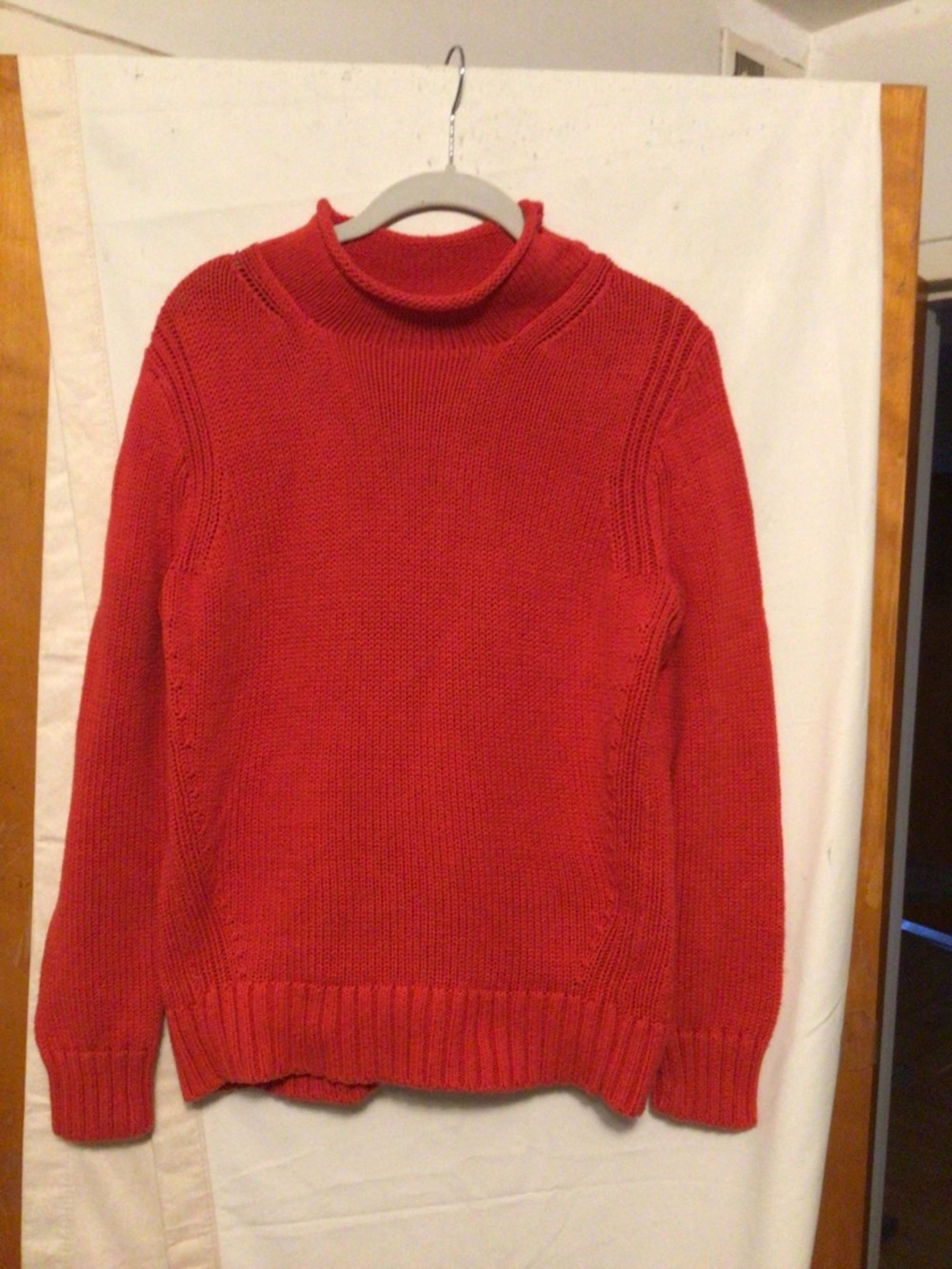 J.Crew rolled neck  100% cotton knitted sweater